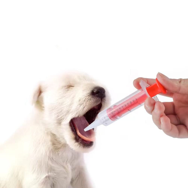 NA 4Pcs Pet Syringes Safe Pet Pill Shooters Soft Dog Pill Dispensers Pet Tablet Syringe Pushers Pet Tablet Pill Feeders for Cat Dog Puppy Kitten - PawsPlanet Australia