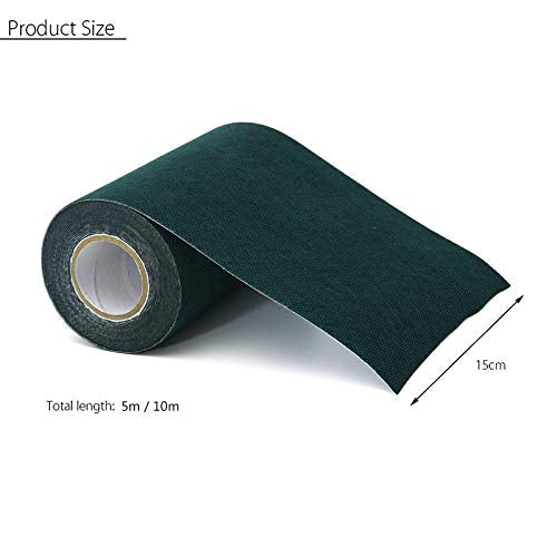 INMOZATA Artificial Grass Seaming Tape Self Adhesive Joining Turf Tape Jointing Fixing Synthetic Lawn Carpet Tape for Connecting Fake Grass Carpet (5m x 15cm (L x W)) 5m x 15cm (L x W) - PawsPlanet Australia