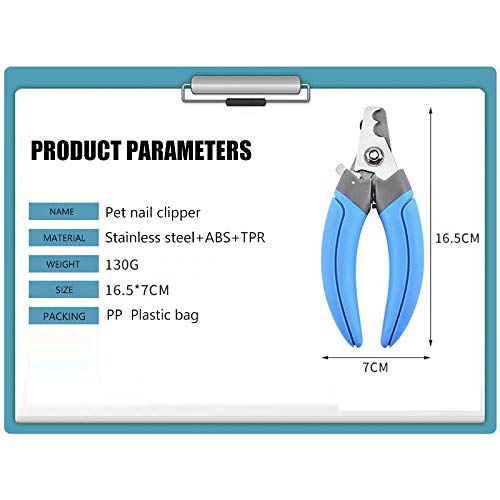 [Australia] - ABC-PET Professional Pet Nail Clippers for Cats and Dogs,Safety,Easy to use,Scissors-A blue 