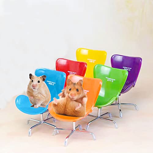 Hedgehog Supplies, Hedgehog Mini Chair Toy with Feeding Tongs, Plastic Armchair Photography Props, Small Animal Hamster Toys for Cage,Hedgehog Accessories - PawsPlanet Australia