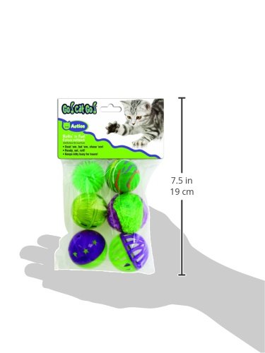 [Australia] - OurPets Rolling in the Fun 6 piece Multi-Pack Cat Toy 