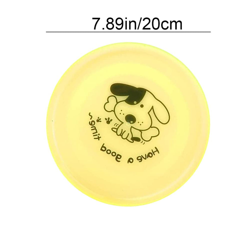 Dog Frisbee Plastic Dog Flying Disc Fine Workmanship Pet Training Outdoor Toy for Chihuahua Dog Small Puppies - PawsPlanet Australia