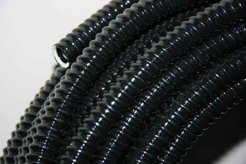 40mm 1'' 1/2'' Ribbed Black Pond Hose 30m Roll - PawsPlanet Australia