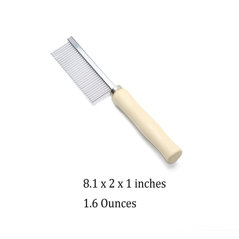 Wooden Handle Grooming Comb for Dogs Cats Pet - PawsPlanet Australia