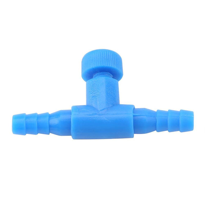 [Australia] - 10Pcs Aquarium Air Valve T Shaped 2 Way Air Pump Control Valves Plastic Adjustable Fish Tank Airflow Control Valves Aquarium T-Shape Inline Tubing Connectors 