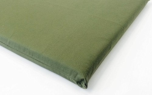 [Australia] - eConsumersUSA Luxurious Comfort Pet Dog Bed External Cover for Small and Large Dogs - Cover ONLY 47"x29" (45"x27"x3") Canvas - Green 