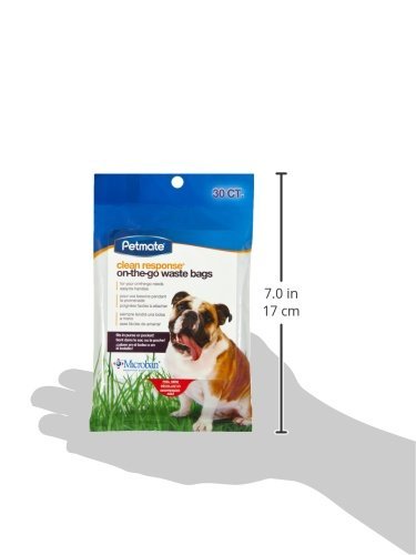 [Australia] - Petmate 71071 30 Count Clean Response On-The-Go Handle-Tie Waste Bags 