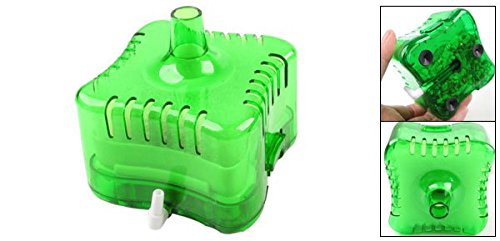 [Australia] - uxcell Plastic Fish Tank Filter Case Biochemical Sponge, Clear/Green 