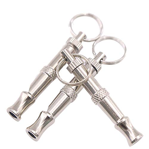 VizGiz 3 Pack Dog Whistle Training to Stop Barking to Make Dogs Come to You Ultrasonic Sound with Adjustable Frequencies Sit Down Recall Repel Silent Bark Control Tool - PawsPlanet Australia