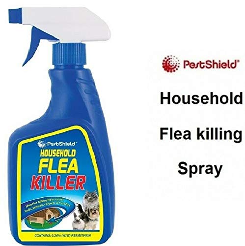 2 x Flea Killing Spray For Cat Dogs Bed Kennel Carpets Home Flea Treatment 500ml - PawsPlanet Australia