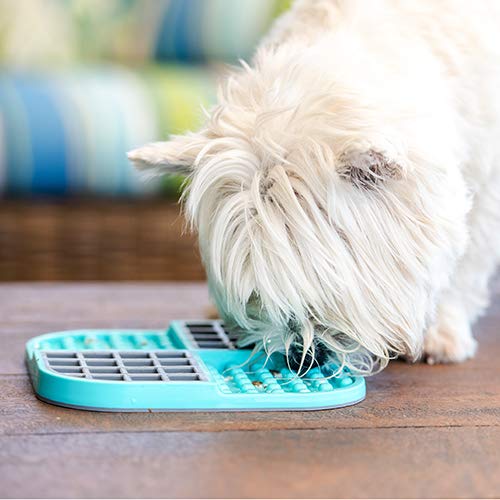 INDUSTRIPET LICKIMAT Slomo Turquoise 1 - PawsPlanet Australia