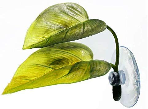 [Australia] - MBODM Betta Fish Leaf Hammock,2Pcs Betta Fish Leaf Bed Pad Plant Leaf Pad Fish Spawning Grounds Breeding Resting Bed 