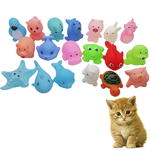 19PCS Interactive Cat Toys for Cat Exercise,Drink More Water,Best Water Cat Toy for Indoor Cats , Assorted Color with Style , Carry Around Toys for All Cats - PawsPlanet Australia