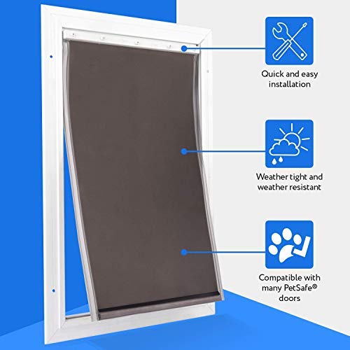 Medium Replacement Dog Door Flap Compatible with PetSafe Freedom Doggie Doors PAC11-11038 - Measures 8 1/4" x 12 1/4" Made from Flexible, Durable, Weather Resistant Materials- Doggie Door Flap - PawsPlanet Australia