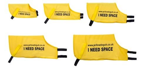 Yellow Dog UK Dog Vest - I NEED SPACE (Extra Small) Extra Small - PawsPlanet Australia