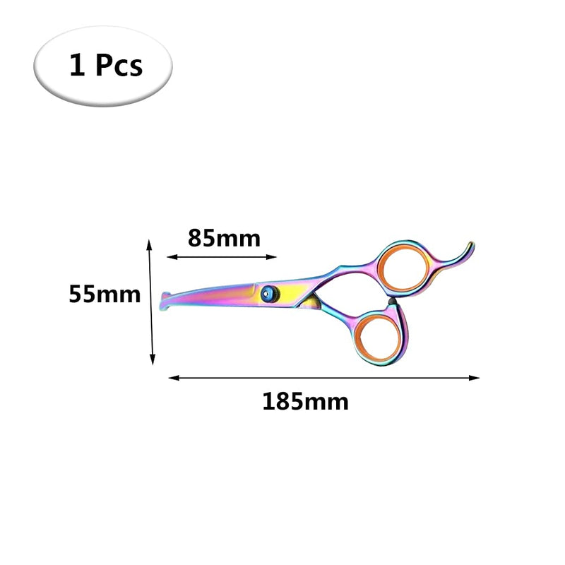 Dog Grooming Scissors Stainless Steel Pet Curved Shears Cutting Trimming Scissors with Round Tip for Grooming Dogs Cats - PawsPlanet Australia