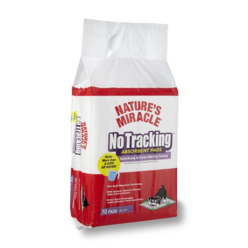 [Australia] - Nature's Miracle No Tracking Absorbent Training Pads 10-Count 