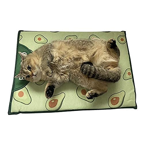 WeePaww Pet Cooling Mat Cat Dog Cushion Pad Summer Cool Down Comfortable Soft for Pets Avocado Series 32X23 - PawsPlanet Australia