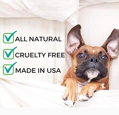 [Australia] - 100% Natural Dog Dry Shampoo for Waterless Cleaning of Coat and Removing Pet Odor | Puppy Safe | 3.7 fl oz, Cruelty and Chemical Free, Made in the USA 