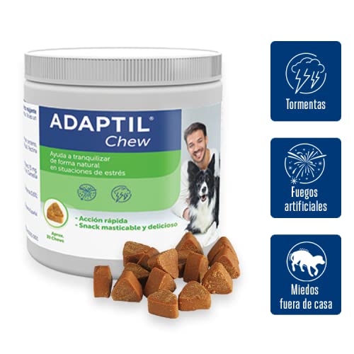 ADAPTIL Chew - A Delicious and Natural Way to Help Your Dog Calm Their Anxiety - 30 Pieces - PawsPlanet Australia