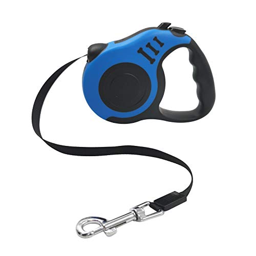 Retractable leash with anti-slip handle, retractable leashes for dogs with non-slip, tangle-free extendable dog leash, durable dog harness leashes, dog leash, reel leash, flexible leash, retractable 5m - PawsPlanet Australia