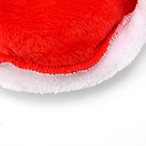 [Australia] - ZEEY Pet Hoodie Sweater Elf Christmas Dress Dog Fleece Clothes Puppy Cat Winter Coat Christmas Apparels L 