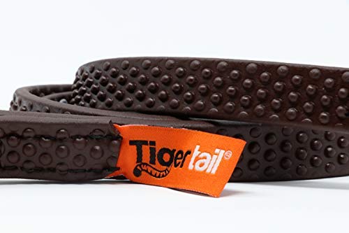 [Australia] - Tiger Tail Wild Grip Dog Leash - Patented Handle-Free Waterproof & Odor Proof Dog Leash | 4 ft Brown 