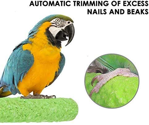 Happay Bird Perch Stand Bird Rope Perch Bird Toys for Parakeets Cockatiels,Conures, Macaws, Lovebirds, Finches (3 Pcs) - PawsPlanet Australia