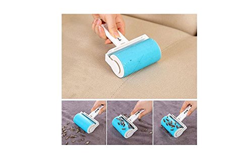 iLifeTech Reusable Sticky Picker Set Cleaner Lint Roller Pet Hair Remover Brush, Blue 4" Medium Set - PawsPlanet Australia