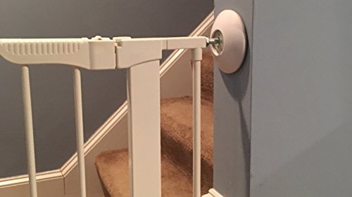 [Australia] - Wall Saver Baby Gate Wall Protector Protects Walls from Child Gate Damage - Makes Safety Gates More Secure - for Walk Thru Pressure Mounted Gates - Childproofing, Pet Proofing - 2 Full Size 