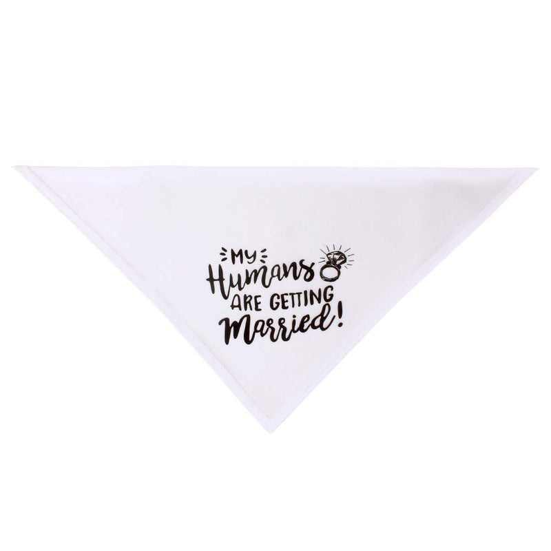 [Australia] - My Humans are Getting Married Dog Bandana, Wedding Dog Bandana, Dog Engagement Announcement, Wedding Photo Prop, Pet Scarf, PetPhoto Prop, Pet Scarf, Pet My Humans are Getting Married Dog Bandana 