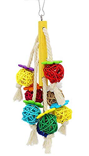 [Australia] - Weiyu8 Package Bird Parrot Swing, chew, Ring Tone and Other Toys - Wall Clock cage Toys Suitable for Parrot, Small Bird, Cornell, Bird, Parrot, Love Bird 