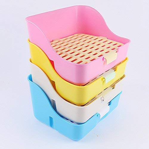 [Australia] - RUBYHOME Rabbit Cage Litter Box Easy to Clean Potty Trainer for Cat Adult Guinea Pig Ferret Small Animals Blue 