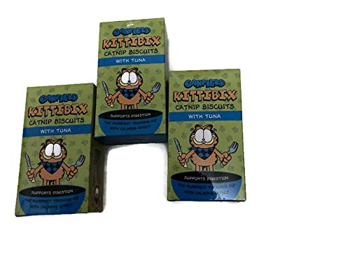 Tuna Garfield Kittibix Catnip Biscuits Catnip Treats For Cats 3 Pack Bundle - PawsPlanet Australia