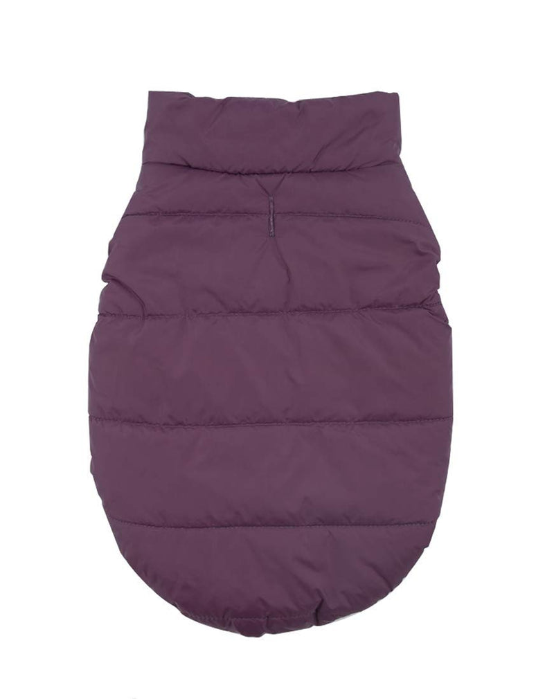 RC GearPro Cosy Fleece Jacket Winter Lined Coat Outdoor Windproof Vest for Small Medium Large Dog S purple - PawsPlanet Australia