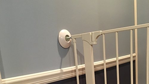 [Australia] - Wall Saver Baby Gate Wall Protector Protects Walls from Child Gate Damage - Makes Safety Gates More Secure - for Walk Thru Pressure Mounted Gates - Childproofing, Pet Proofing - 2 Full Size 