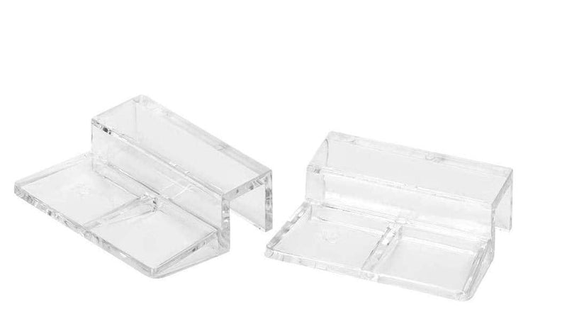 20Pcs Aquarium Glass Cover Clip Acrylic Universal Lid Clips for Rimless Aquariums Clear Color Acrylic Aquarium Glass Cover Holder 5mm - PawsPlanet Australia