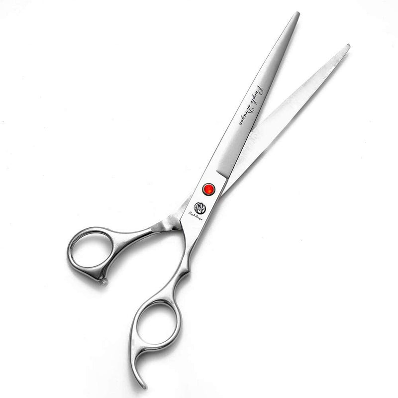 Purple Dragon 4“/5"/5.5"/6"/6.5"/7"/7.5"/8"/9"/10" Sharp Edge Salon Hair Cutting Shears - Pet/Dog Grooming Scissors with Bag - Perfect for Barber or Pet Groomer 8 inch - PawsPlanet Australia
