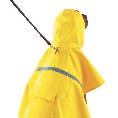 [Australia] - O&C Pet Dog Reflective Jacket Raincoat. XL Yellow 