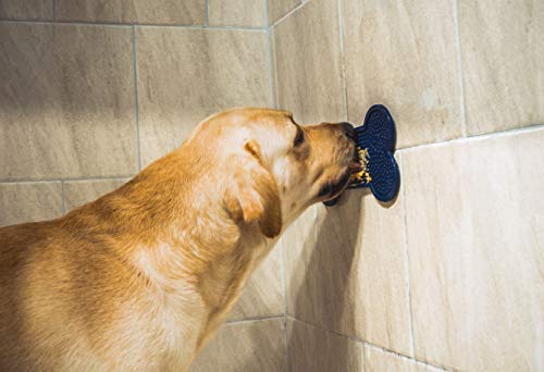 [Australia] - Dog Bath Distraction - Bath Distraction For Dogs | Bone Shaped Dog Lick Pad | Dog Distraction Lick Pad For Easy, No-Stress Dog Bathing Time | Bath To The Bone Dog Treat Pad For Dog Grooming 