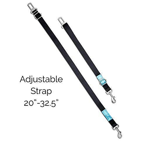 Dog Seat Belt Pet Dog Cat Car Seatbelt Safety Tether - 2 Pack - Adjustable Harness Belts Pet Leash - Heavy Duty Nylon Seatbelts - Universal Fit Cars Truck SUV - PawsPlanet Australia
