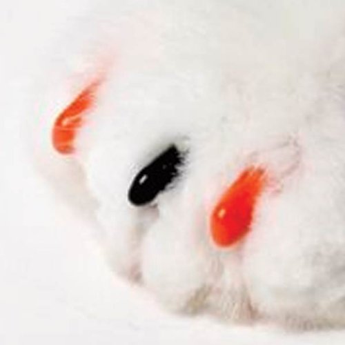 [Australia] - Soft Claws Seasonal Halloween Orange & Black Cat Nail Caps Medium 