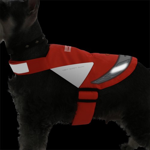 [Australia] - Billion Dog Lumi-Jack Lighted Pet Vest s Blaze Orange 