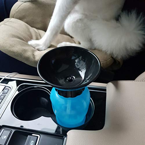 JJMax Dog Travel Water Bottle with Drinking Spout and Pooper Scooper Sets (Blue Bottle) Blue Bottle - PawsPlanet Australia