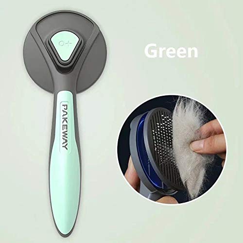 None Branded Send a cat comb to float a teddy dog comb for fleas to comb a large golden dog brush for dogs and cats (green) green - PawsPlanet Australia