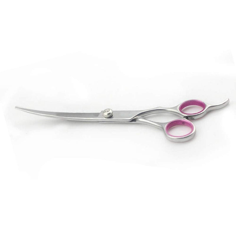 Dog Scissors, 6 Inch Professional Dog Grooming Thinning Scissors & Curved & Straight Hair Scissors, Stainless Steel Curved Grooming Scissors for Dog Cat Hair Care Upgraded - PawsPlanet Australia