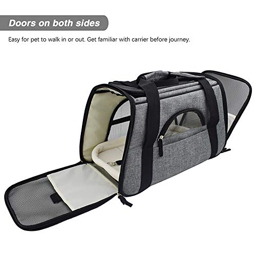 [Australia] - Purrpy Pet Carrier Bag, Airline Approved Duffle Bags, Pet Travel Portable Bag Home for Little Dogs, Cats and Puppies, Small Animals 