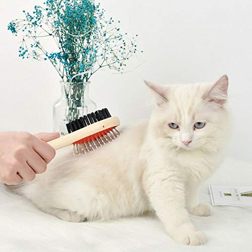 PSM Pet hair remover grooming kit, lint roller, lint and fur remover, sticky roller comes with double sided grooming brush, removes pet hair, dog cat hair remover brush Pet product - PawsPlanet Australia