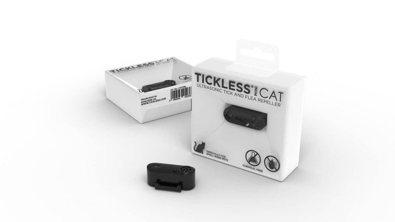 Tickless Mini Cat - Chemical-Free, Natural Ultrasonic Flea and Tick Repellent for Cats - Black - PawsPlanet Australia