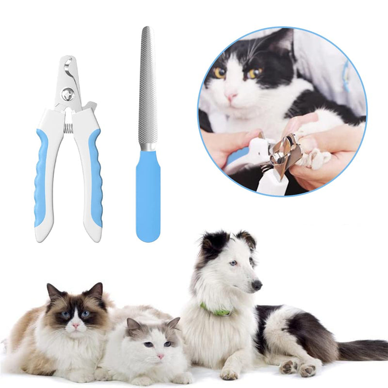 QEEROYO Pet Nail Clippers and Nail File, Pet Nail Clippers, Dog Claw Scissors, Dog Claw Clippers, Dog Nail Clippers, Professional Pet Trimmer, Pet Claw Scissors for Dogs - PawsPlanet Australia